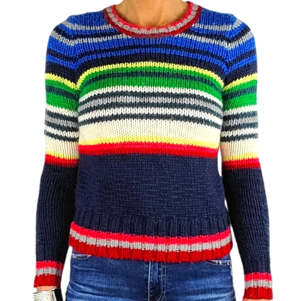 American Eagle Outfitters Sweater Small Rainbow